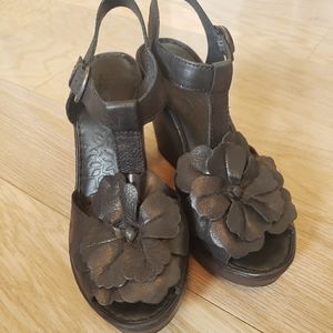 Born T-strap Wedge Sandals
